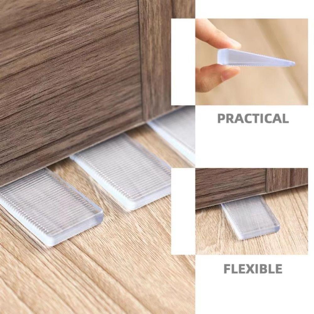 Wedge Leveler Furniture Foot Rubber Pad Multi-Purpose Table Shims Durable Toilet Shims  for Door