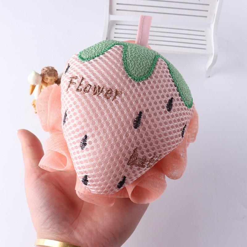 Мультяшная губка для ванны, двусторонняя щетка для душа, ручной скребок, легкий отшелушивающий инструмент для взрослых, домашняя ванная комната