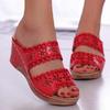 Summer Women Shoes Sandals Non-Slip Women Shoe Slip On Women's Sandals Wedge Sandals Ladies Retro Footwear Slippers Women