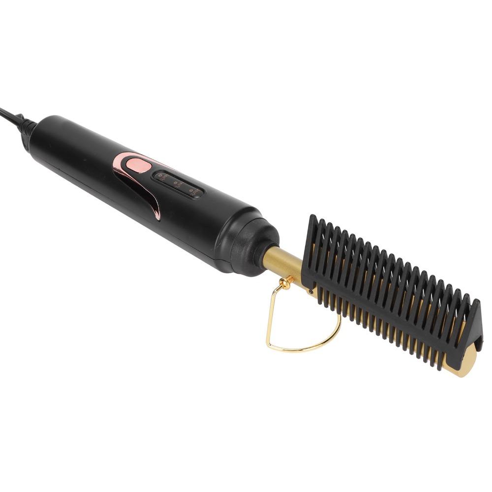 Electric Electric Hair Straightening Comb Quick Heating Electric Hair Styling Comb  For Men Women