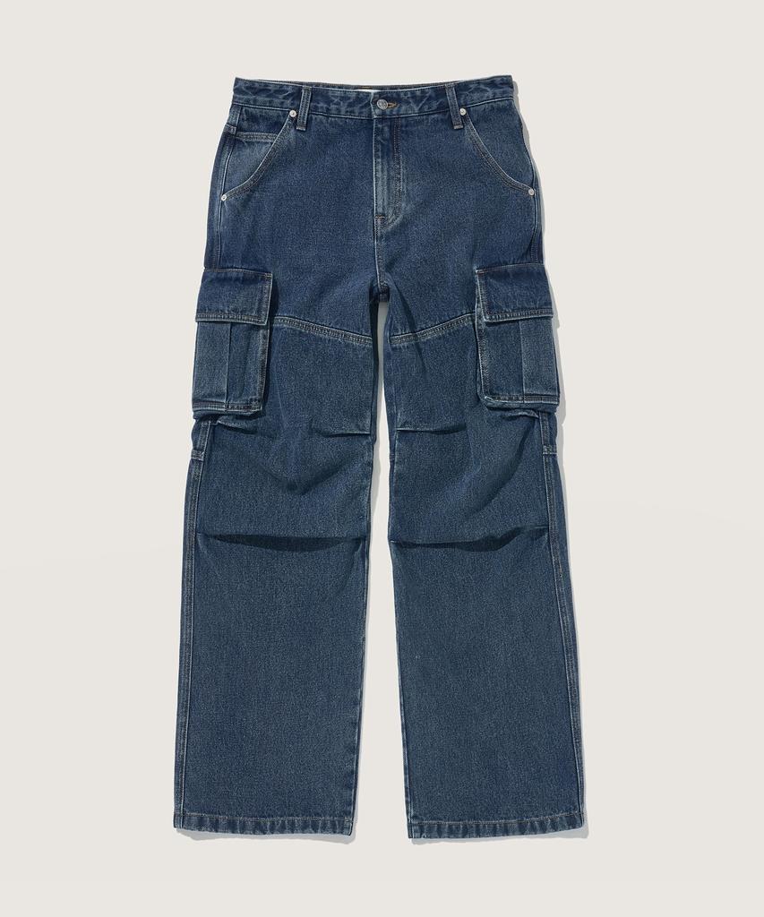 PLAC Cargo Denim Pants M57 Deep Blue