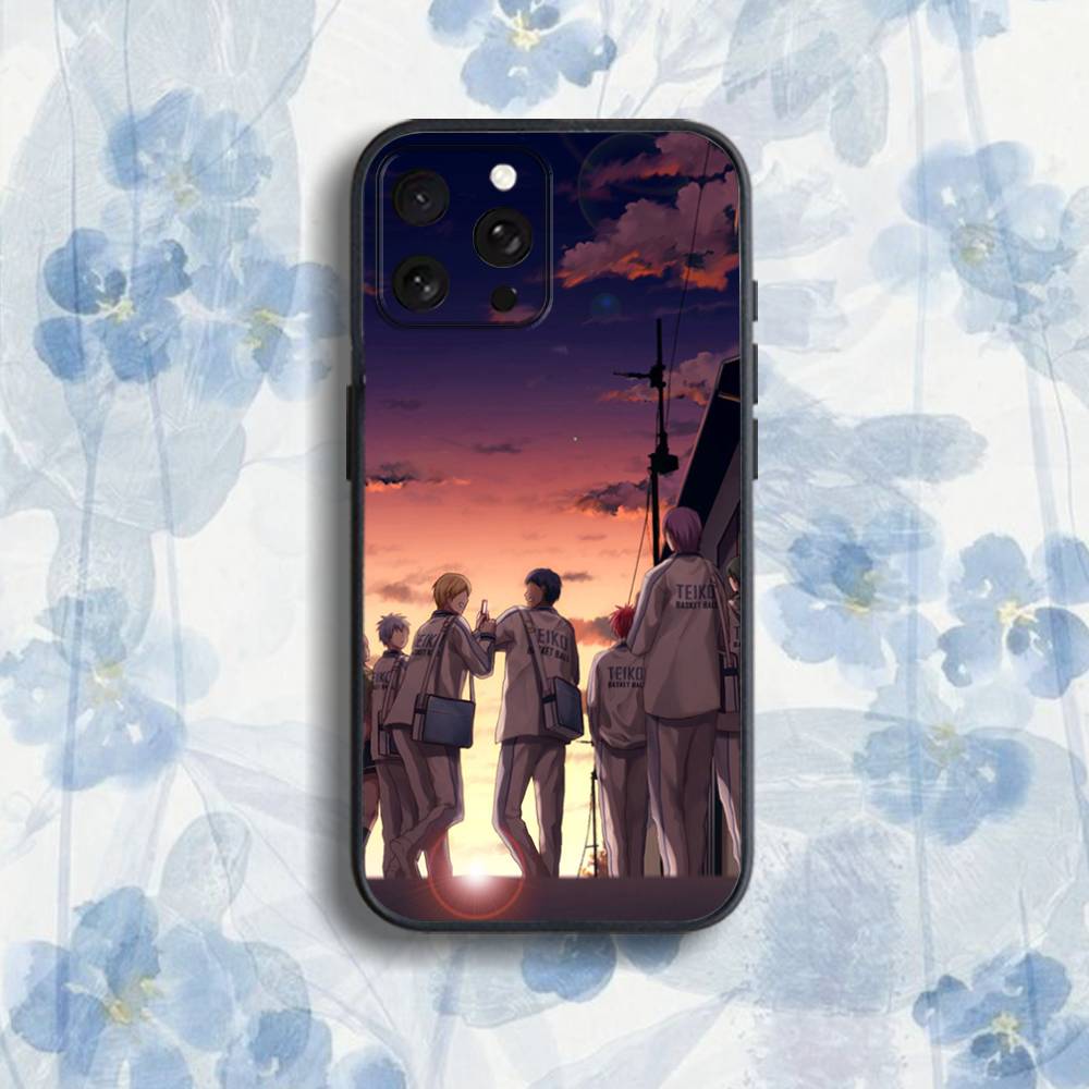 K-Kuroko's B-Basketball  Phone Case For iPhone 17,16,15,14,13,12,Pro,Max,Plus,E,SE4,Air,Mini Black Soft Box