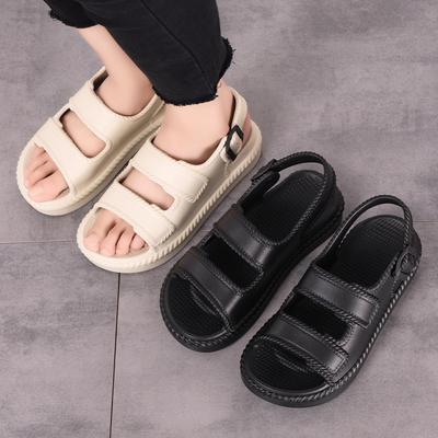 Новые модные удобные сандалии большого размера с поддержкой свода стопы, нескользящие, неутомляющие ноги, дизайн, женские, яркие, повседневные сандалии