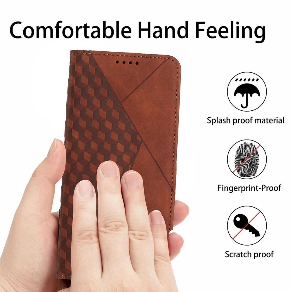 Кожаный Чехол Для OPPO Reno 13 12 F 13F 12F A80 A79 A60 A40 A3 A5 Pro Realme 14 Pro Plus C75 C67 C63 C61 C53 Слот Для Карт Обложка-Книжка