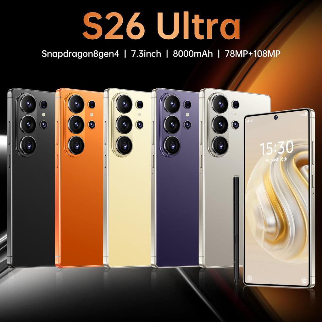 Android-смартфон S26 Ultra 5G, 12+512 ГБ, Большой экран