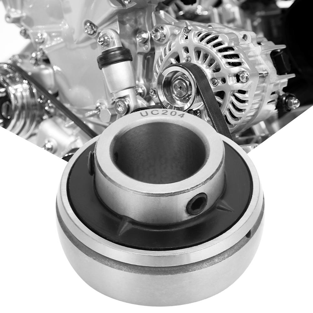 1 шт. позолоченный вставной шариковый стальной подшипник UC204 20 мм