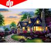 5D DIY Full Diamond Painting "House Scenic" Mosaic Diamond Embroidery Cross Stitch