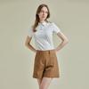 Lambda Women S claSSic Polo Shirt Short Sleeve Cream Ivory 26327
