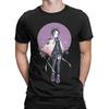 Anime Demon Slayer Shinobu Kocho T Shirt Men Cotton Novelty T-Shirt Round Collar  Tees Short Sleeve Clothing Gift Idea