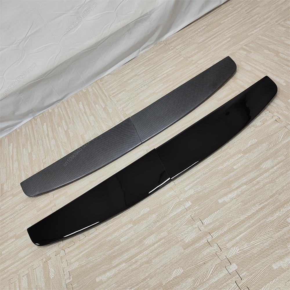 Спойлер крышки багажника на крышу автомобиля для Ford Transit Custom Mk8 2012-2025 Двустворчатая дверь АБС Глянцевый черный Кузовные обвесы Тюнинг