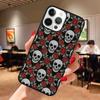 Готический чехол-череп для Apple iPhone 17 Air Pro Max Plus Coque для iPhone 17 Air 14 15 16 13 12 Max Cover