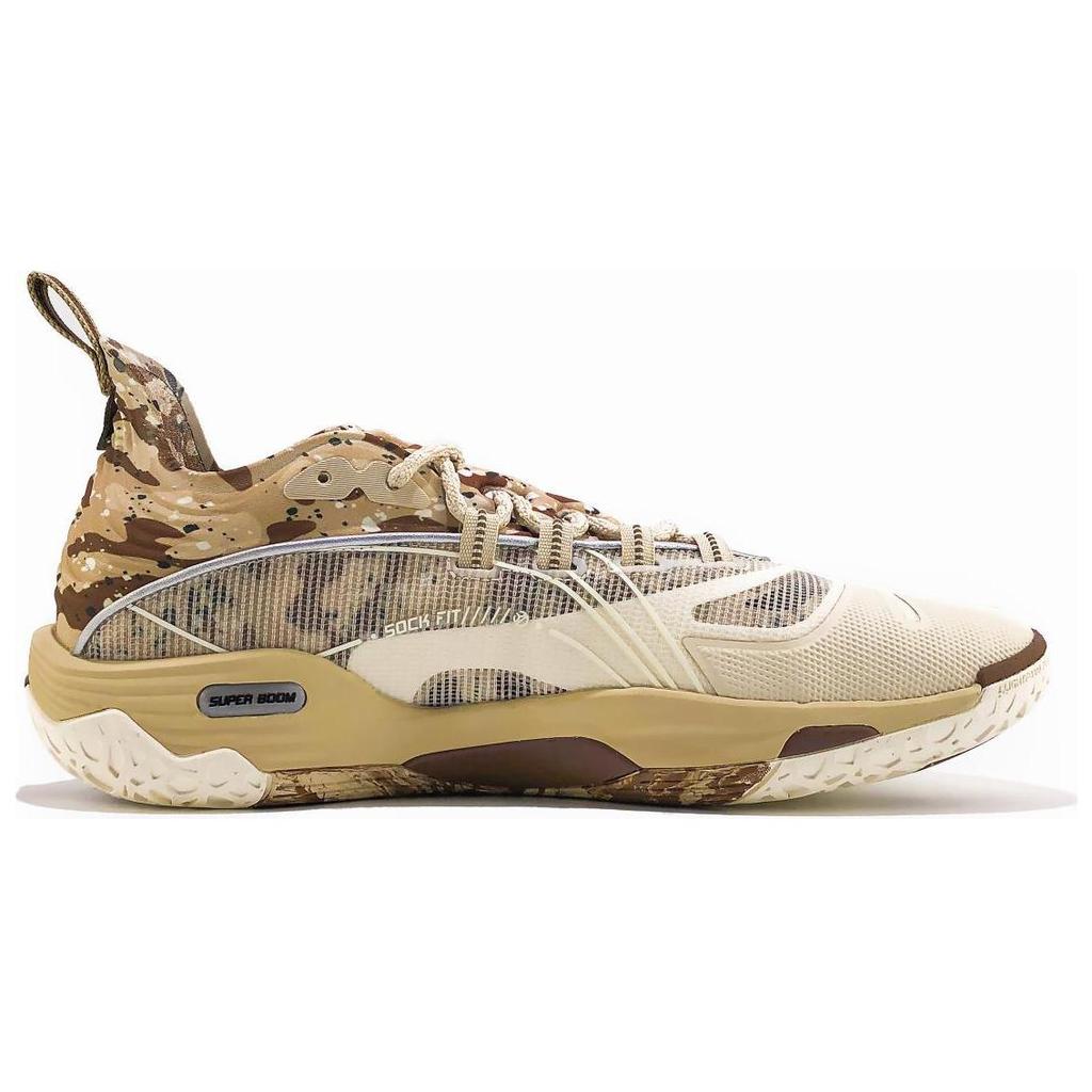 Li Ning BadFive Hunter 1 Низкие уличные баскетбольные кроссовки Мужские Хаки ABFV007-8
