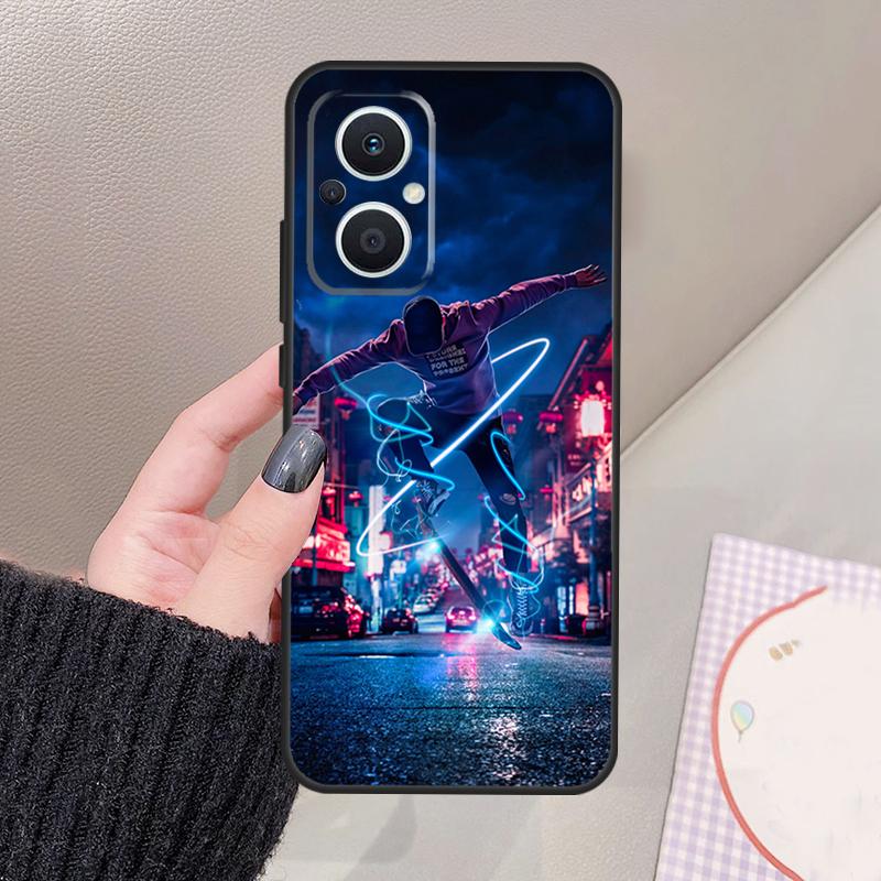 Cool Skate Funda For OPPO Reno 14 10 11 12 13 Pro 12F 11F 13F 14F 7 8 Lite OPPO Find X9 X8 X6 Pro Case