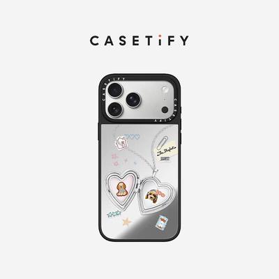 CASETiFY Коллекция Оуян Нана Зеркальная Черная Рамка Чехол для Телефона MagSafe для iPhone 17 Pro Max