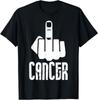 Лучшая футболка унисекс с дизайном среднего пальца F Cancer