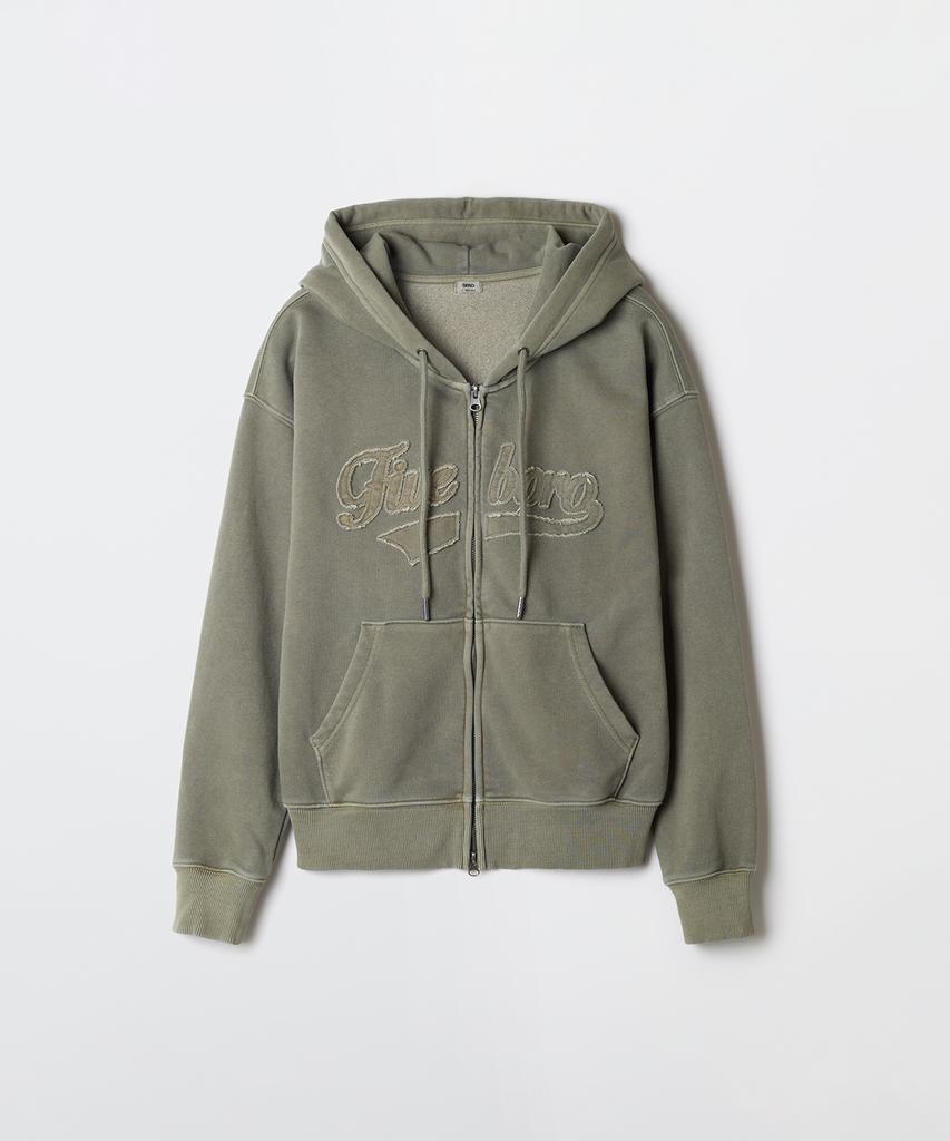 Spao Fiveboro Пигментная толстовка на молнии_Spmzg23Gy0