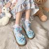 Rimocy Sweet Lovely Bow Mary Janes Женские туфли на плоской подошве с ремешком на щиколотке и бантом в стиле Лолита Туфли для женщин Модная молодежная студенческая обувь