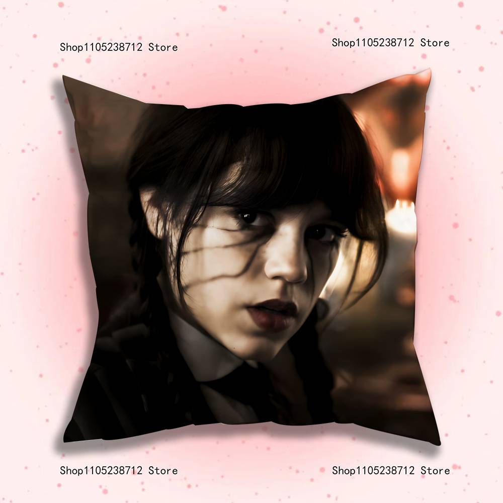 JJENNA OORTEGA Pillow Case Plush Fabric Soft Pillowcase Double Sided Print Sofa Cushion Cover Throw