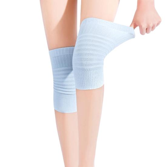 1 Pair Sports Knee Compression Sleeve Non-slip Breathable Stretch Men Women Fitness Running