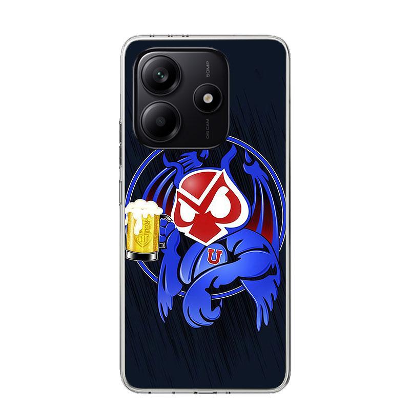 Чехол для телефона с логотипом университета De Chile U для Xiaomi Redmi Note 15 14 13 12S 12 Pro Plus 11S 11E 11 11T 10S 10 Арт Мягкий Узор Чехол
