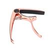 Guitar Capo Clamp Key Tuner Zinc Alloy for Folk Guitar Musical Instrument AccessoriesRose Gold