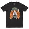 Cute Hipster Dog Cavalier King Charles Spaniel Breed T-shirt Dog Lover Kids Tee