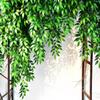 Real Touch Artificial Willow Plants Leaves Branches Handmade Fake Plant  Christmas Decor