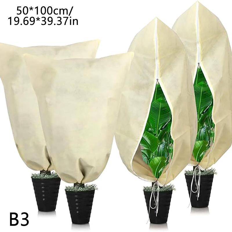 Очень большой размер Чехол для растений Зимний теплый чехол Мешок для защиты растений дерева и кустарника Защита от мороза Для садовых растений дерева