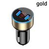 Usb Quick Charge Car Charger Voltage Display Splitter Lighter Socket Qc 3.0 Charger In Dual Car Adapter Accessories