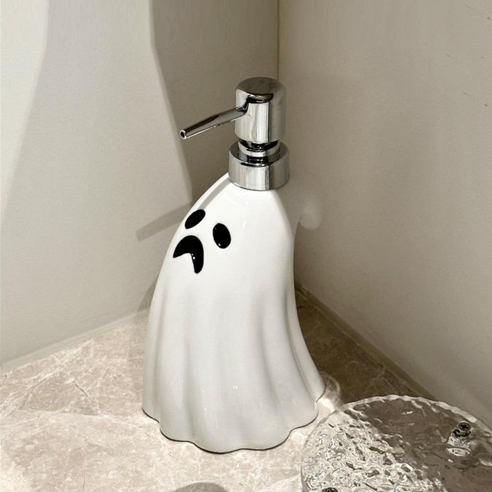 Empty Ghost Dispensing Bottle 380ML Shampoo Cosmetic Split Bottle Bathroom Supplies