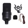 Studio Condenser Microphone 26mm Diaphragm Microphone with Shock Mount XLR Cable Windscreen for