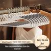 Short Neck Non-Slip Plastic Hanger - Space-Saving, No-Mark, Anti-Shoulder Design, Short Style Drying Rack.