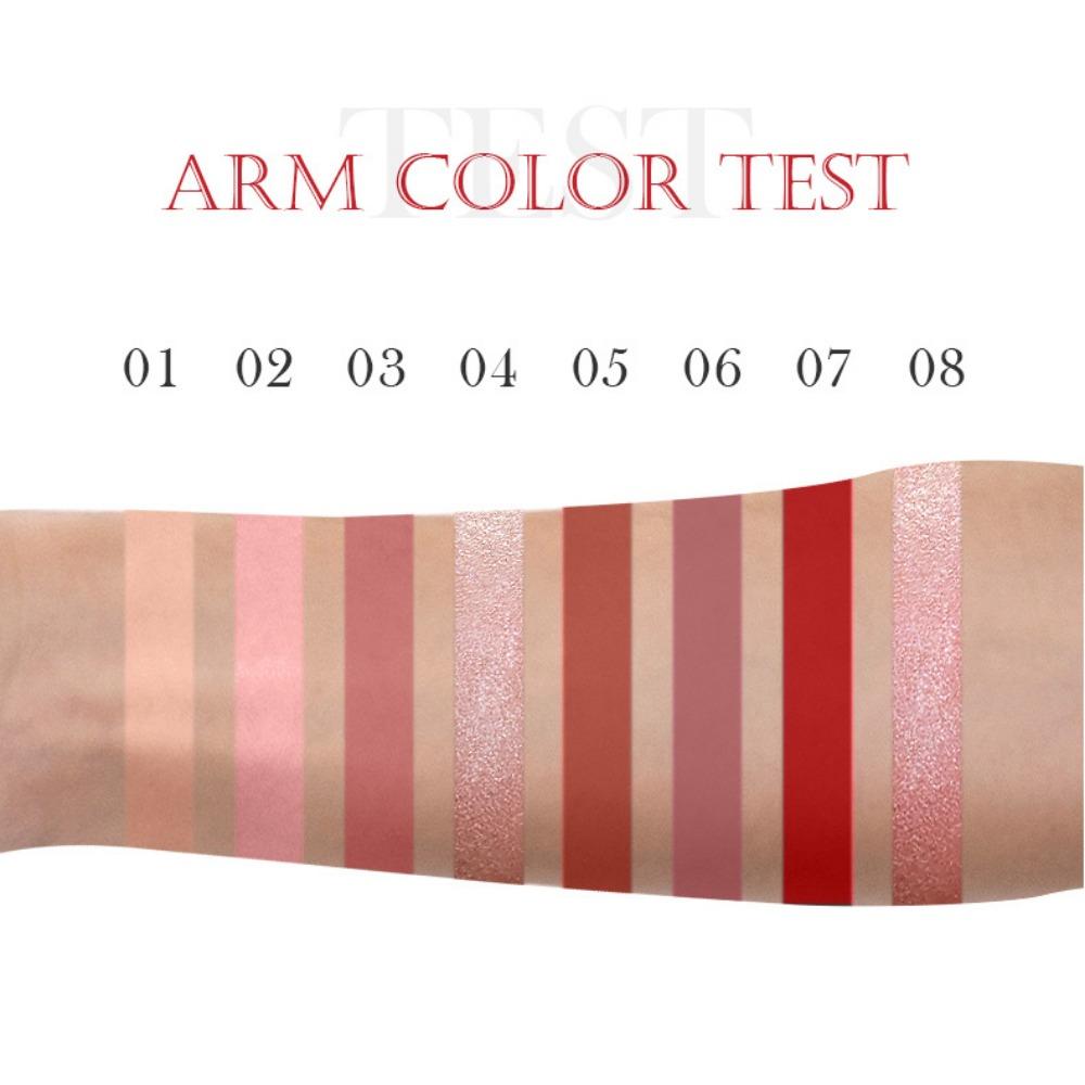 Fit Colors 8 -color Book Lip Color Gift Box, Fog Velvet Without Dipping Cup Liquid Lipstick Set