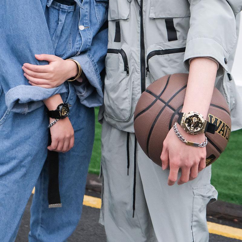 Casio watch series-GMBA fashion trend sports waterproof and shockproof quartz movement Japanese and Korean watches same GM-110G-1A9PR&BA-110-1APR