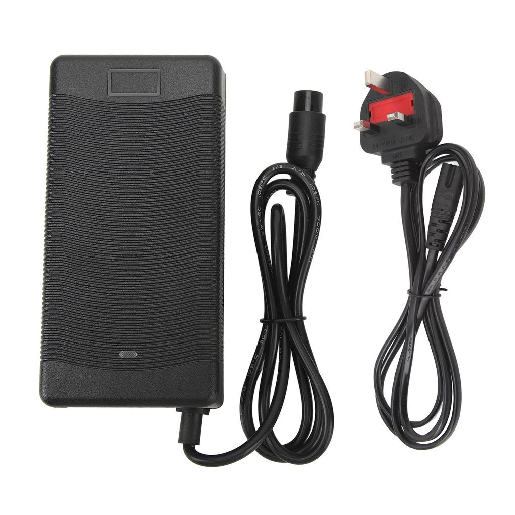 Battery Charger 48V 2A Safe Protection with 3 Prong Plug for KUGOO M4 PROM4 Electric Scooter