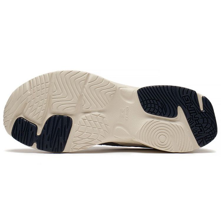 Li Ning Qixing Trend Rebound Shock Absorption Non-Slip Low-Top Running Shoes Men Sneakers Off-White ARLS023-1