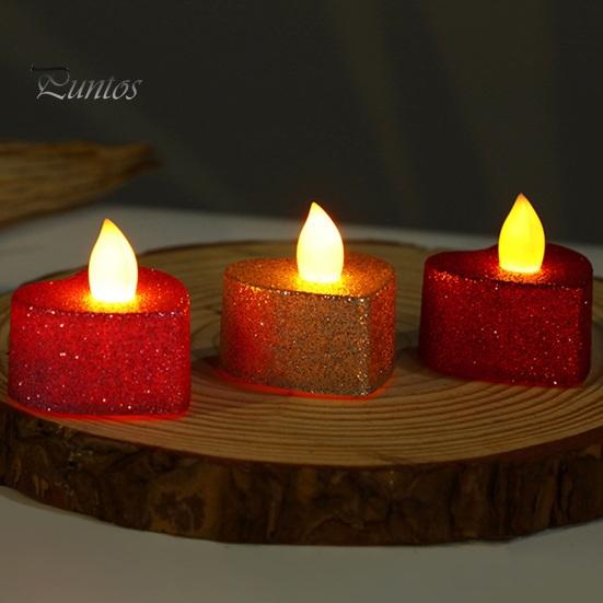 12 шт. мерцающих беспламенных свечей на батарейках светодиодные чайные свечи реалистичные фитили украшение для домашнего стола декор