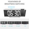 12/24H Display Digital Alarm Clock Backlight LED Alarm Clock Projection Alarm Clock  Bedroom