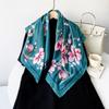 Satin Square Scarf 90cm Gift Silk Scarf Women'S Scarf Shawl Professional Elegant Scarf Sunscreen Scarf Shawl