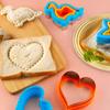 Форма для сэндвичей в форме милого сердца, звезды, круглого динозавра, для выпечки печенья, инструмента для резки тостов, запечатывания арахиса/масла/желе