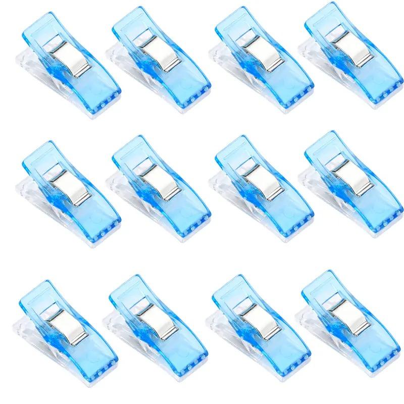 10-50Pcs Sewing Clips Multipurpose Plastic Craft Quilting Binding Clips Crocheting Knitting Safety Clamps DIY Sewing Accessories