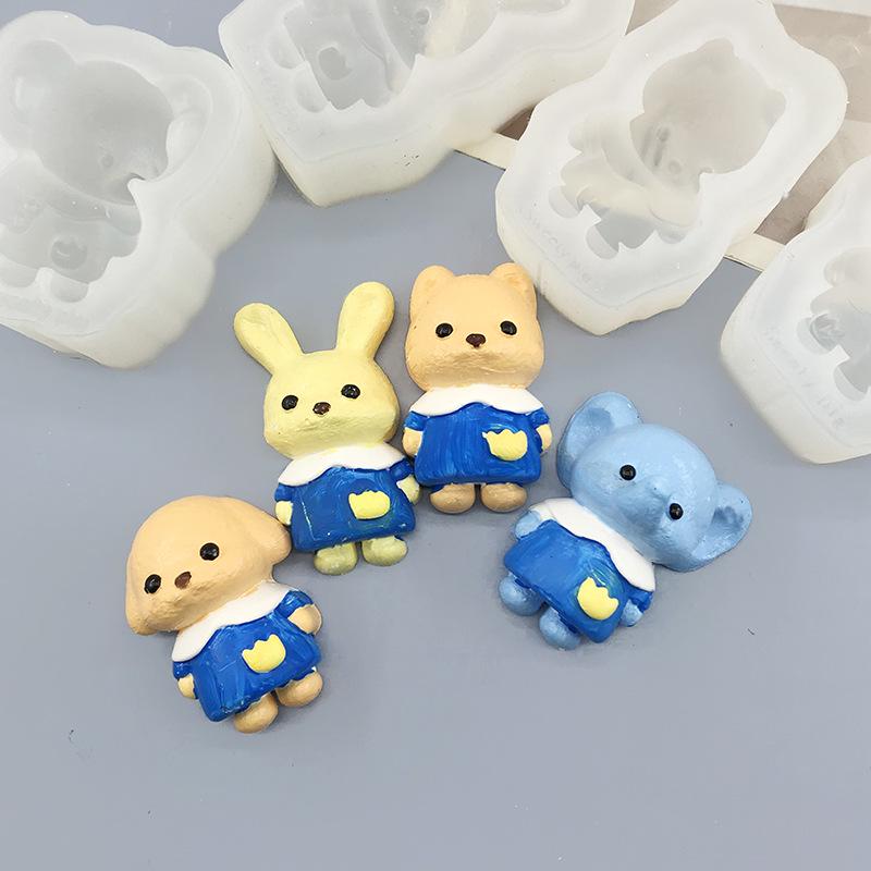 Silicone Resin Molds: Sylvanian Families School Uniform Animal Series