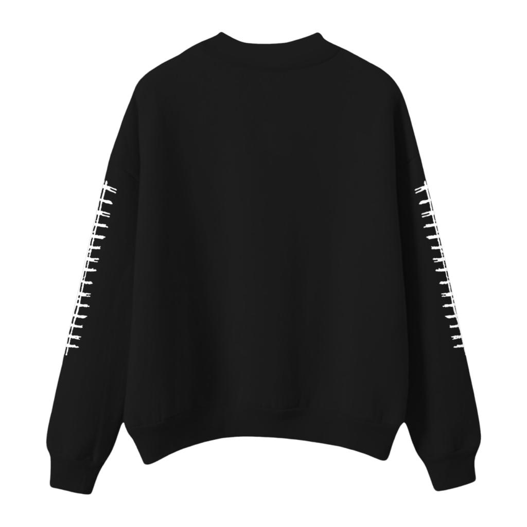 Женский повседневный модный свитшот с круглым вырезом и длинными рукавами с принтом на Хэллоуин