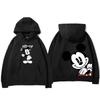 New 2025  Listing Male and Female Couples Mickey Minnie Disney Printed Hoodie Parent-child Cartoon Printed Loose Hoodie Top