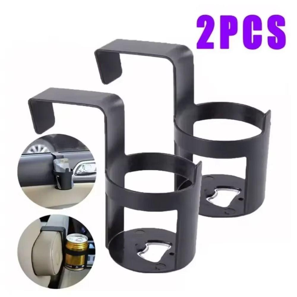 2pcs Plastic Car Drink Cup Holder Portable Coffee Bottle Holder  Auto Truck Interior