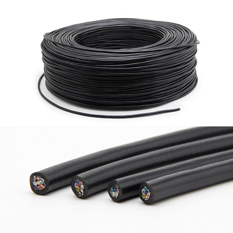 American Standard 2464 Multi-Core Shielded Signal Cable: 2/3/4/6/8/25 Core, Anti-Interference, 28/26/24 Gauge, 18 AWG