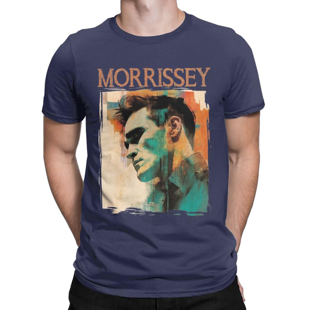 Футболка The Smiths Мужская Чистый Хлопок Забавные Футболки С Круглым Вырезом Моррисси 80-е 90-е Футболка С Коротким Рукавом Одежда С Принтом