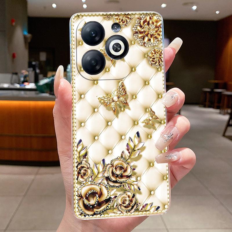 Чехол Для infinix Smart 8/Smart 8 Pro Роскошный Дракон Милый Крутой Мальчики Девочки Мягкий силикон Чехол для телефона Задняя крышка Прозрачный корпус