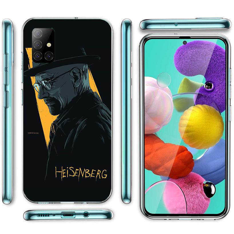 Breaking Bad WalterWhite Phone Case for Samsung Galaxy A52 A51 A50S A12 A22 A32 A72 A10S A30S A31 A71 Note 20 Ultra 10 Plus S10