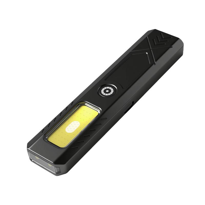 1 Set Portable Mini Torch Outdoor Magnetic LED Flashlight TypeC Rechargeable Light Pocket Lantern Flood Work Lights With 6 Modes